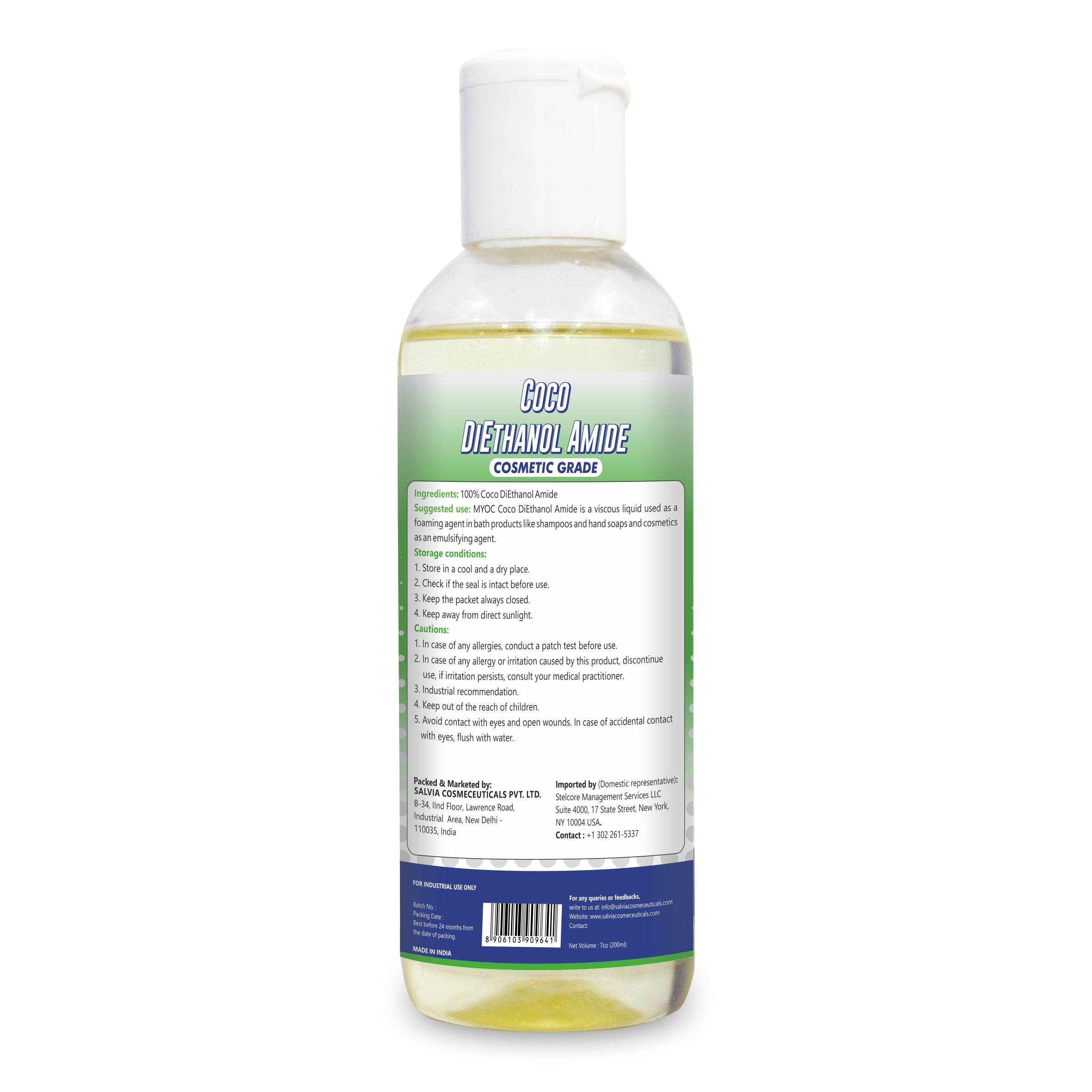 Salvia Cosmetic Raw Material 200ml Myoc Coco Diethanolamide Salvia Cosmetic Raw Material 200ml Myoc Coco Diethanolamide